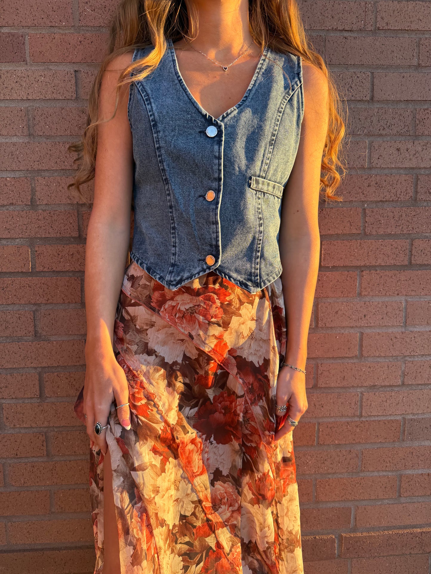 Denim vest