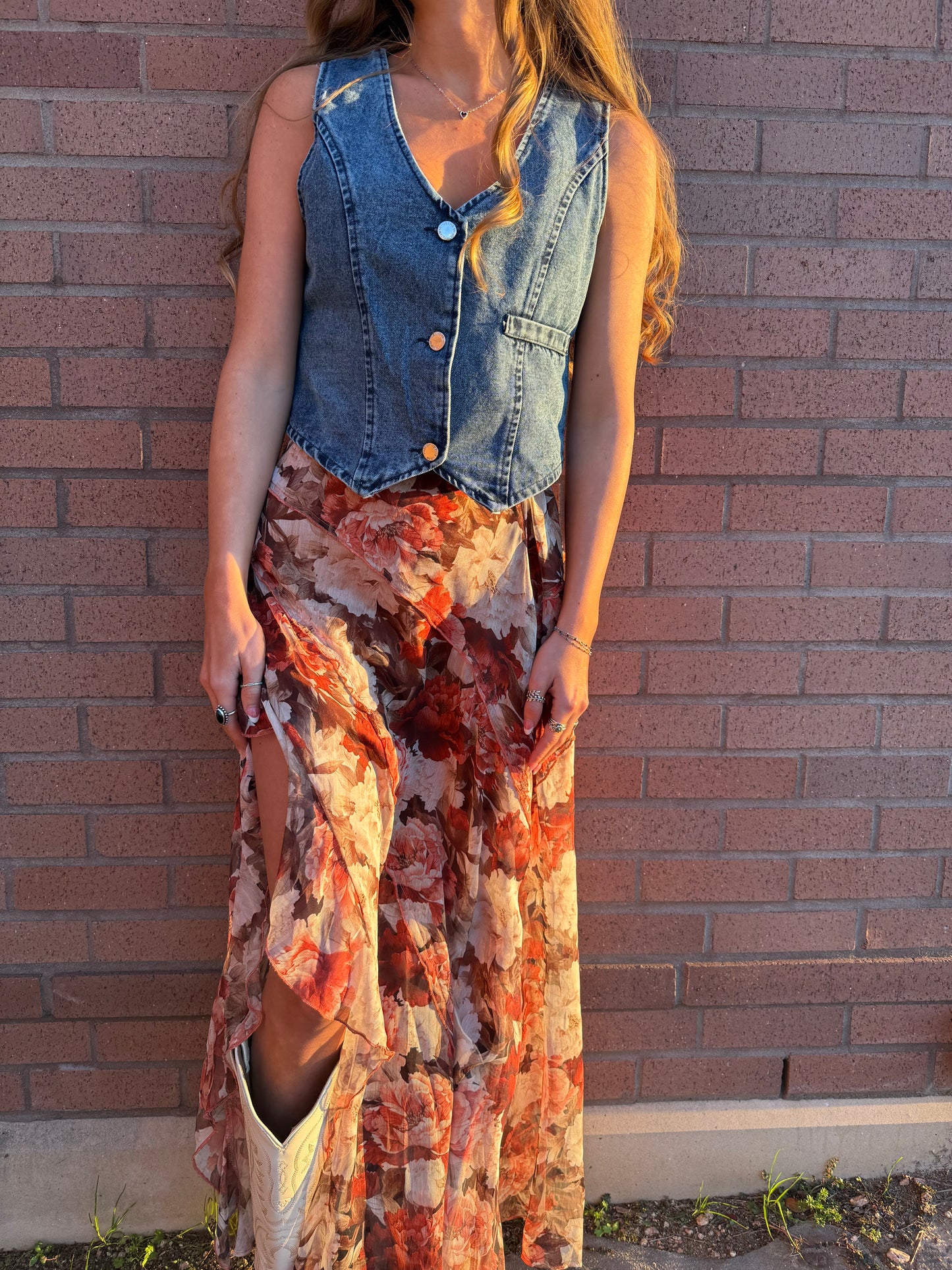 Denim vest