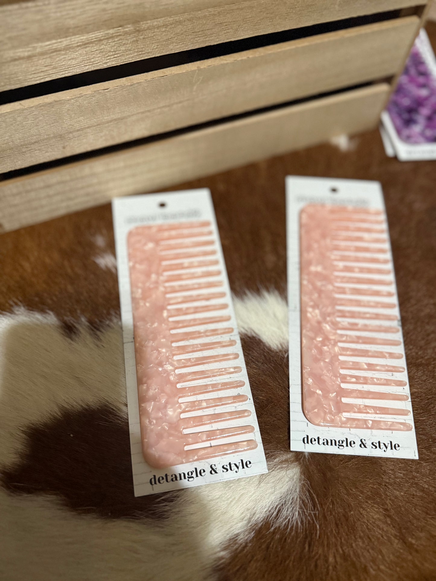 Wide tooth combs