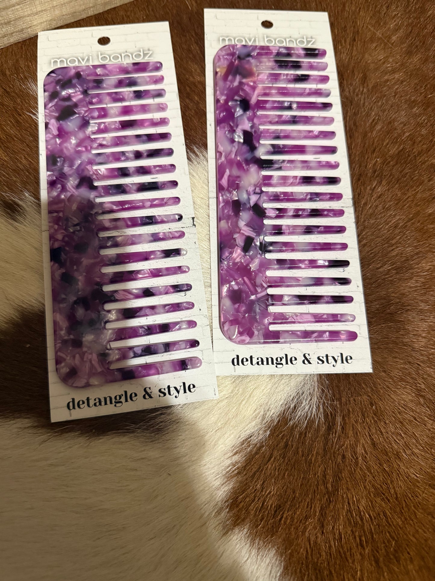 Wide tooth combs