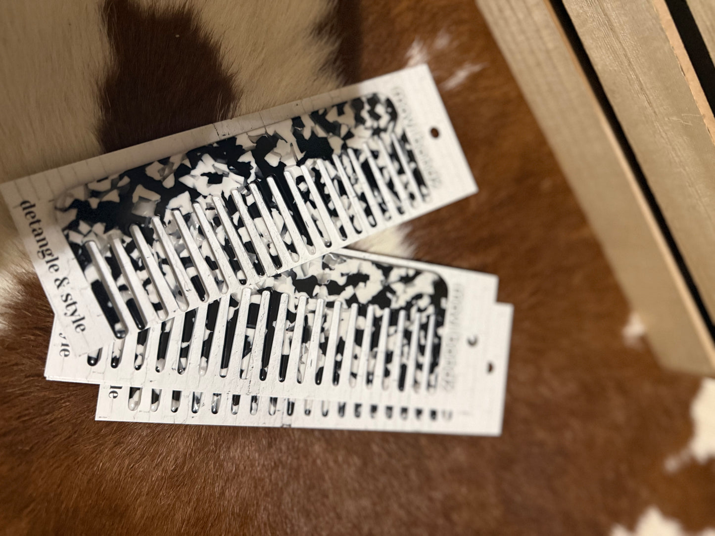 Wide tooth combs