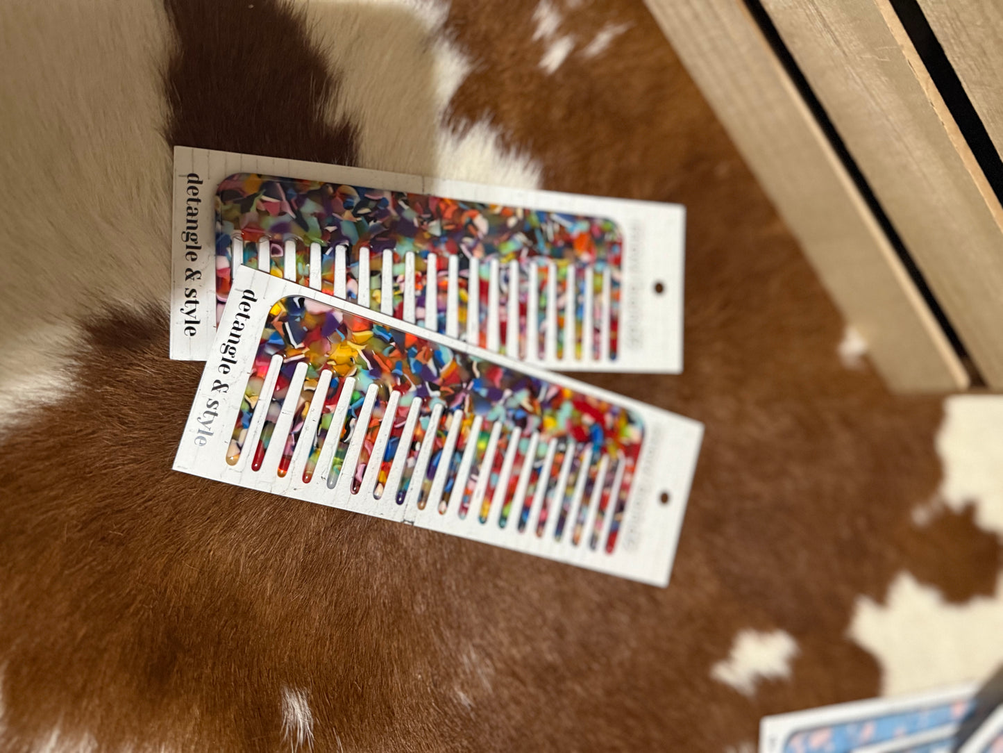 Wide tooth combs
