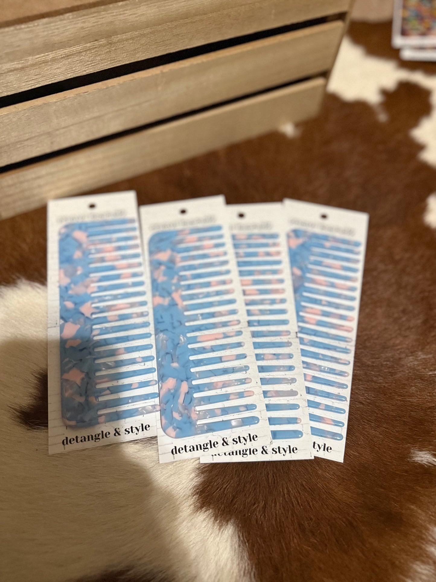 Wide tooth combs