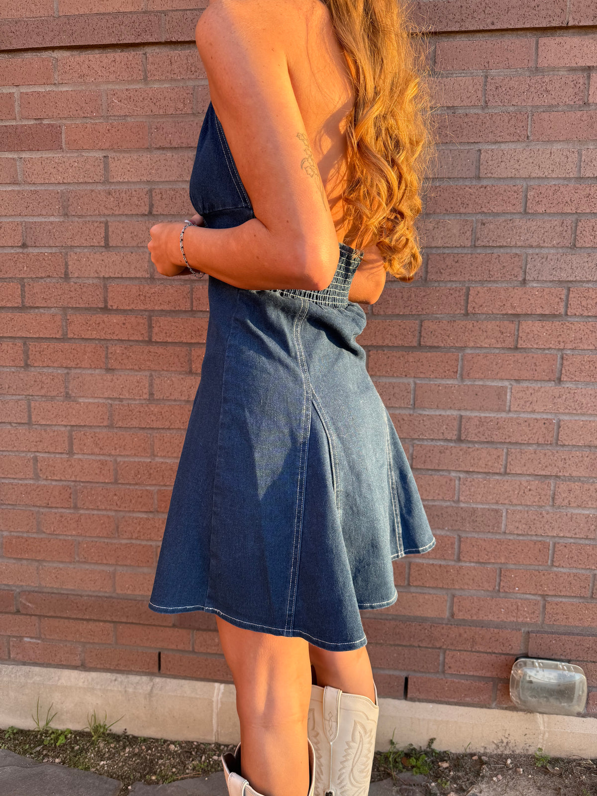 Dark denim dress – Sagewood Boutique